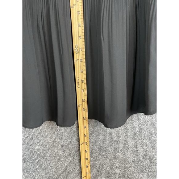 Adrianna Papell Pleated Sleeveless Tank Top in Black Women's Small - Picture 5 of 9